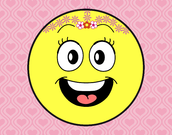  Dibujo de emoji feliz pintado por en Dibujos.net el día