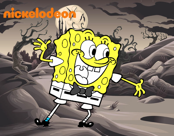 Bob Esponja saludando