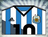 Camiseta del mundial de fútbol 2014 de Argentina