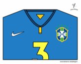 Dibujo Camiseta del mundial de fútbol 2014 de Brasil pintado por fran777734