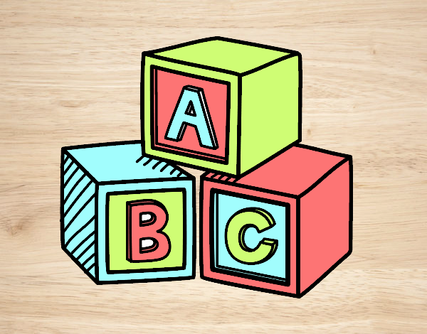 Dibujo Cubos educativos ABC pintado por Lucia626