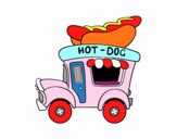 Food truck de perritos calientes