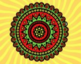 Dibujo Mandala étnica pintado por ALONSOABAD