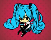 Dibujo Miku Chibi vocaloid pintado por josep121