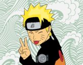 Dibujo Naruto sacando lengua pintado por yaji