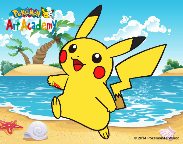 Pikachu en Pokémon Art Academy