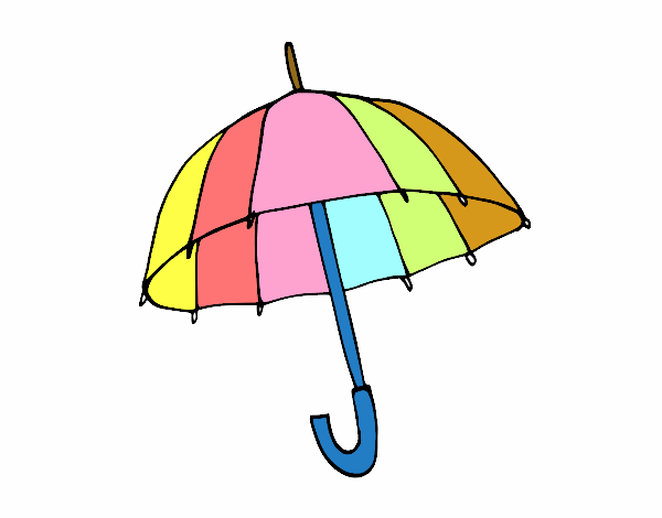 Dibujo de Un paraguas pintado por en  el día 03-06-17 a las  21:09:28. Imprime, pinta o colorea tus propios dibujos!