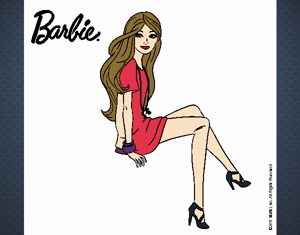 Barbie sentada