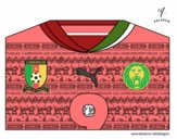 Camiseta del mundial de fútbol 2014 de Camerún