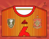 Camiseta del mundial de fútbol 2014 de España