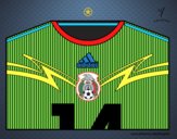 Camiseta del mundial de fútbol 2014 de México