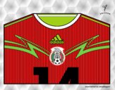 Camiseta del mundial de fútbol 2014 de México