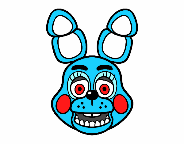 Cara de Toy Bonnie de Five Nights at Freddy's