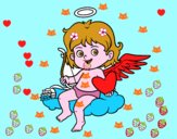 Cupido en una nube