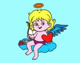 Cupido en una nube