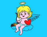 Cupido en una nube