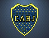 Dibujo Escudo del Boca Juniors pintado por nicolesalo