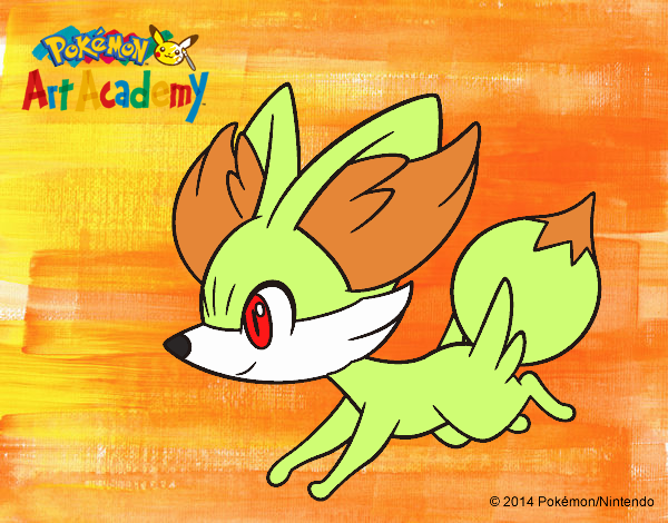 Fennekin corriendo