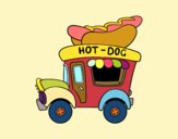 Food truck de perritos calientes