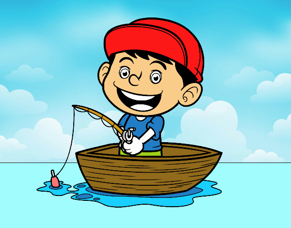 Niño pescando