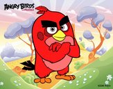 Dibujo Red de Angry Birds pintado por nicolesalo