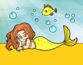 Dibujo Sirena Bonita pintado por NIKCY