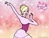 Barbie en postura de ballet