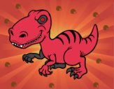 Dinosaurio velociraptor