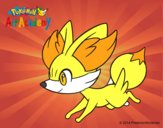 Fennekin corriendo