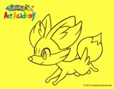 Fennekin corriendo