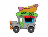 Food truck de perritos calientes