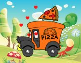 Food truck de pizza