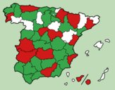 Dibujo Las provincias de España pintado por Sims6s