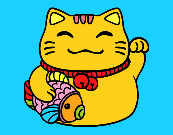 Maneki-neko de la abundancia