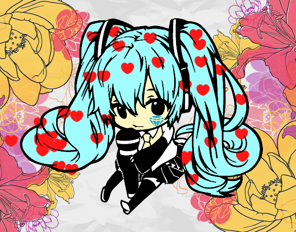 Miku Chibi vocaloid