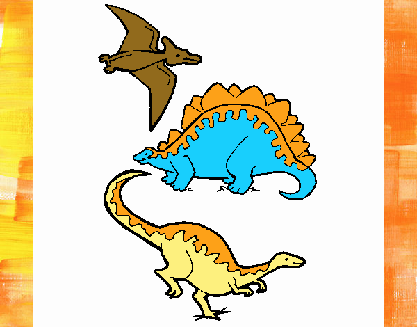 Tres clases de dinosaurios