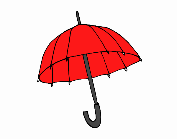 Dibujo Un paraguas pintado por Juice