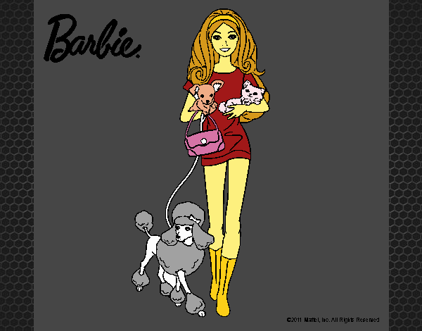 Barbie con sus mascotas