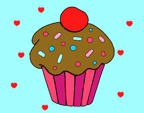 Cupcake de brownie 