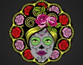 Calavera mejicana femenina