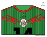 Camiseta del mundial de fútbol 2014 de México