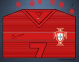 Camiseta del mundial de fútbol 2014 de Portugal