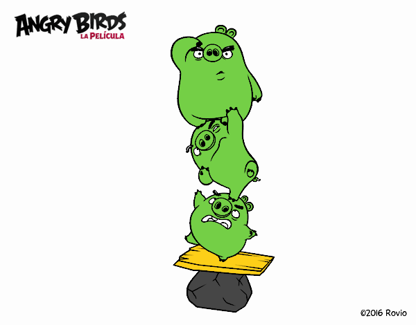 Cerdos verdes de Angry Birds