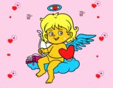 Cupido en una nube