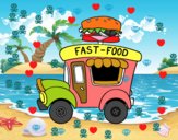 Food truck de hamburguesas