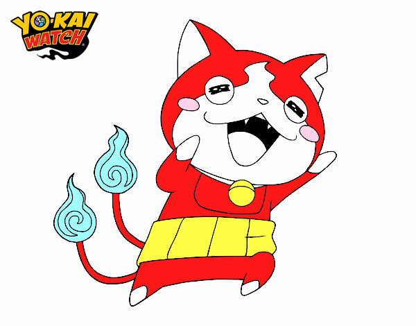 Jibanyan super feliz