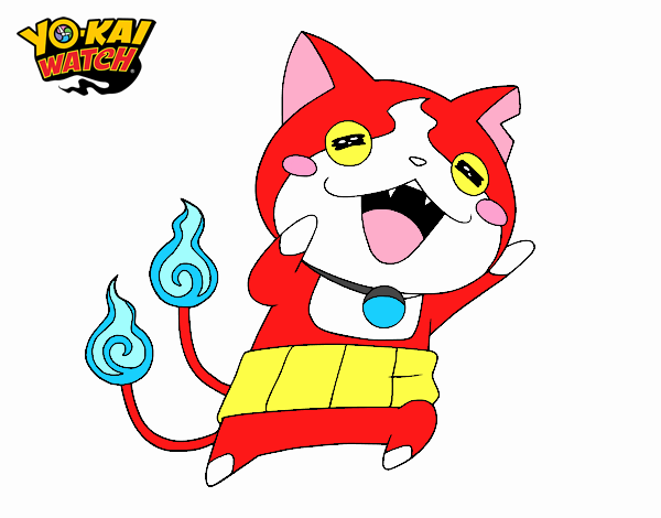 Jibanyan super feliz