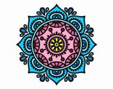 Dibujo Mandala para relajarse pintado por BERNORI