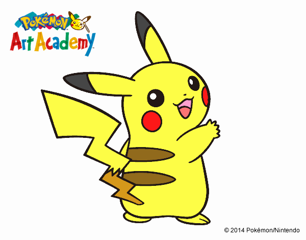 Pikachu de espaldas