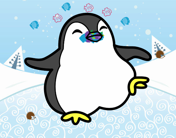 Pingüino bailando